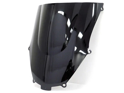 ABS 黑色双气泡挡风玻璃挡风玻璃适用于 2000 - 2003 川崎忍者 ZX9R — 第 1/4 张图片