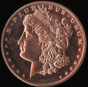MORGAN Copper Silver Dollar - United States - USA - 100% Percent 1 oz. Ounce a - Picture 1 of 2