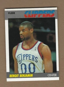 1987 FLEER BASKETBALL BENOIT BENJAMIN # 10 NEAR MINT / MINT - Picture 1 of 1