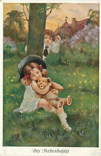 Motiv-Karte der Nebenbuhler Mädchen mit Teddy Bär (CC45) (12)