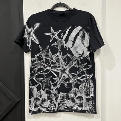 Rogues Gallery Black Sea Life Printed T Shirt Tee Size Small Fish Coral - Image 1 of 4