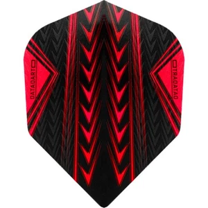 DataDart Pro 100 Trans Red No6 Dart Flights - Picture 1 of 2