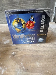Corel WordPerfect Office 2000 Linux vintage software wow read description NOS - Picture 1 of 9