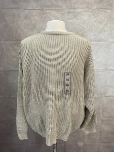Basic Editions Men's Tan Sweater Pullover Long Sleeve Size XL - Picture 1 of 6