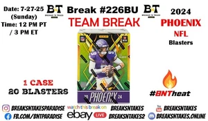ATLANTA FALCONS 2024 Panini Phoenix Blaster CASE 20 BOX Break #226BU - Photo 1/1