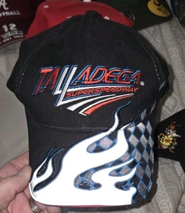 Talladega Super Speedway Mütze verstellbar patriotische Flagge bestickt Köper-Flammen - Bild 1 von 5