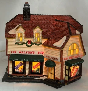 Walton's 5&10 Collectors Edition Lighted House -P0369, Holiday Time est. 1950 - Picture 1 of 14