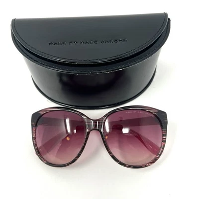 Gafas de sol Marc By Marc Jacob’s para mujer MMJ 176/S de gran tamaño rosa a rayas usadas en excelente estado Foto 1 de 4