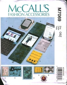 7069 Vintage McCalls Pattern Accessories Electronic Device Covers Stands UNCUT - Picture 1 of 2
