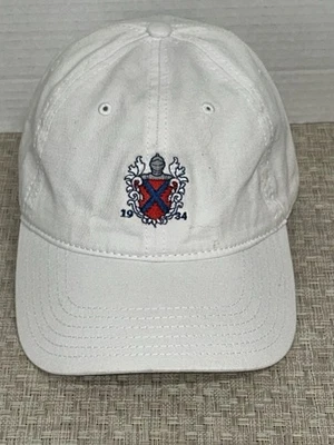 MICALLEF CIGARS Cresta Logo Bordado Blanco Correa Para Hombres Sombrero Gorra Foto 1 de 4