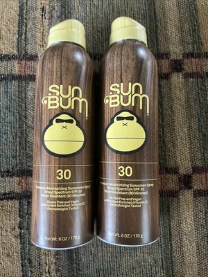 2x Sun Bum Original SPF 30 Spray Protector Solar, 6 OZ Cada uno, Exp. 09/2027 NUEVO Foto 1 de 4