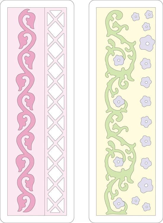 CUTTLEBUG Provo Craft FLORAL BORDER - 2X6 BEAUTIFUL!!! - Image 1 of 1