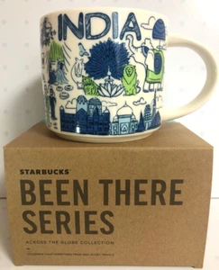 INDIA Starbucks coffee Cup Mug 14oz Been There Series NEW in box - Picture 1 of 11