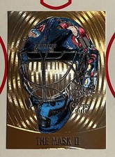 2002-03 ITG Between the Pipes The Mask II M-29 GOLD Jeff Hackett 1/10 - Montreal