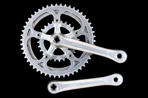 Vintage Sugino AT triple cranks, half step plus granny, 50/45/28T, 170mm, 9/16 - Picture 1 of 4