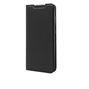 Etui z klapką Samsung Galaxy A10s | imitacja skóry | czarne - Zdjęcie 1 z 3