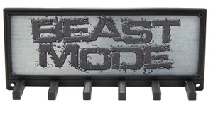 Beast Mode Beastmode Spartan Race Medal Display Rack Holder Hanger Organizer - Picture 1 of 6