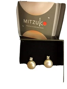 Mitzuko Perlen- und Zirkoniumohrringe - Bild 1 von 8