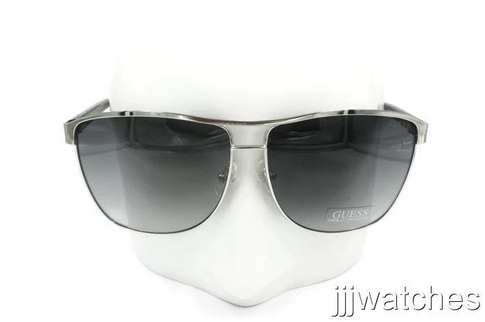 Nuevas gafas de sol Guess para mujer cuadradas grises degradadas GUF255 SI-35 61-12-130 Foto 1 de 1