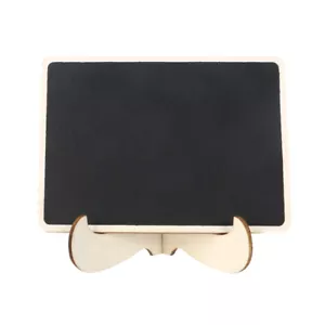 1PC Mini Wooden Chalkboard Easel with Stand for Table Display and Labels - Picture 1 of 8