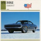 1970 DODGE CHARGER R/T Sports Classic Car Photo/Info Maxi Card