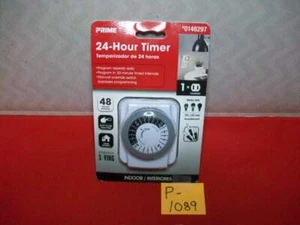 PRIME 24-HR INTERIOR TIMER 48 ON/OFF SETTINGS BRAND NEW IN FACTORY PKG. #0148297 - Picture 1 of 4