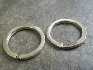 Schlüsselringe silber rund 25x 17mm Anhänger - Bild 1 von 1