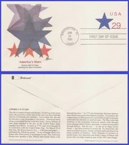USA4 #U619 U/A FLEETWOOD FDC Star - Bild 1 von 1