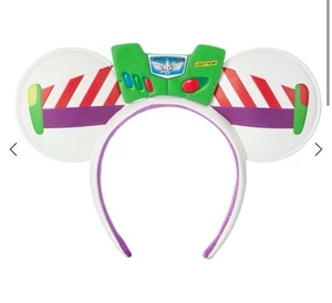 Disney Buzz Lightyear Mickey Mouse Ears Headband Adult One Size BNWT - Picture 1 of 1