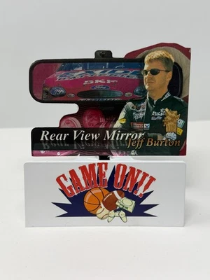 1999 Press Pass VIP NASCAR Jeff Burton Die-Cut Rear View Mirror Card #RM 1 - Image 1 of 2