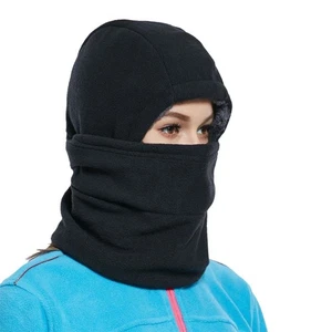 Outdoor Men and Women Plush Thickened Windproof Face Warm Hat(Black) - Imagen 1 de 12
