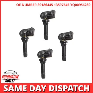 4x TYRE PRESSURE MONITORING SENSOR TPMS FOR VAUXHALL ASTRA K INSIGNIA B 39186445 - Picture 1 of 7