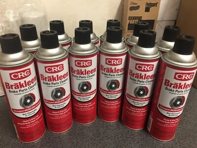 CRC 05089 Brakleen 12 PK Non-Flammable Brake Parts Cleaner - 19 oz Free Shipping - Image 1 of 4