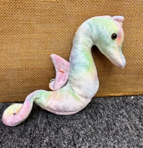 Ty Beanie Baby Retired 1999 Neon das Seepferdchen Plüschtier - Bild 1 von 3