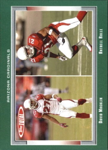 2006 Topps Total Football Card #59 David Macklin/Antrel Rolle - Image 1 of 1