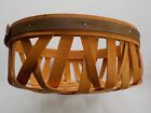 Henn Workshops  - Open Weave Round Basket - 10" Diameter - Never been on display