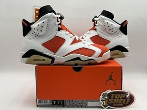 New Air Jordan 6 Gatorade 2017 Size 7 Rare Retro Authentic White Orange MJ OG J6 - Picture 1 of 9