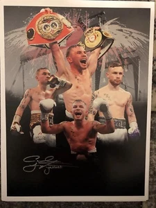 Carl Frampton Signed Limited Edition Print With Photo Proof B/W - Picture 1 of 1