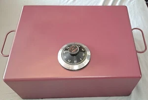 Chubb Vintage Manifoil Document Box Red 15x12x7 inches. - Picture 1 of 10