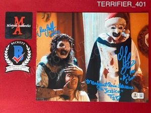 Terrifier 3 reparto firmado por 3 11x17 foto David Howard Thornton Scaffidi Florence - Imagen 1 de 2