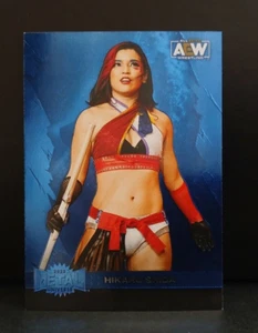 2022 SkyBox Metal Universe AEW Blue Spectrum #106 Hikaru Shida - Picture 1 of 2