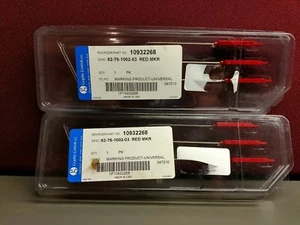 "Lot of 6 (2 Boxes of 3)" Graphic Controls 82-76-1002-03 10932268 Red Marker - Picture 1 of 7