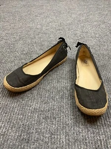 Flats ballet UGG Australia ""Indah Marrakech donna 8,5 cotone nero twill - Foto 1 di 10
