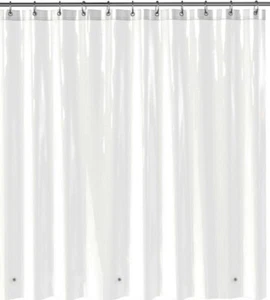 8 Guage Clear Shower Curtain Liner 72 by 72Inches Heavy Duty for Bathroom Shower - Picture 1 of 6