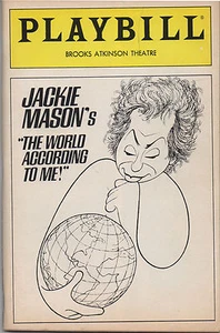 1987 Playbill JACKIE MASON'S the World According To Me! - Picture 1 of 1