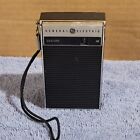 VTG General Electric Solid State Black AM Transistor Radio TESTED AND WORKING 