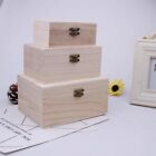 Elegant Wooden Storage Box with Precision Cut Finish Perfect for Keepsakes