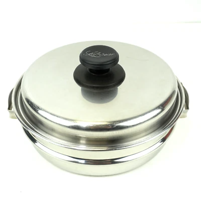 Lifetime Cookware 1 Quart Double Boiler Insert Stainless Steel with Lid USA Made - Image 1 of 4