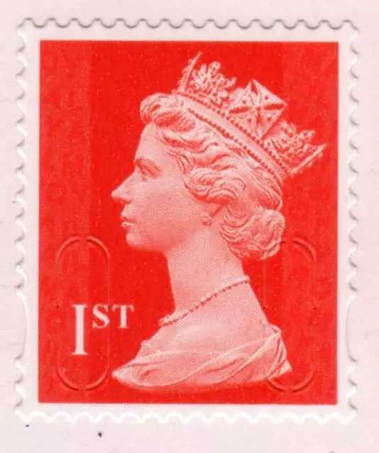 QE2 - 2013 MNH 1st Class Vermilion  - Overlay M13L & MTIL - SA  - Image 1 of 1