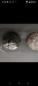 1999 Dolly Madison Commemorative Silver Dollar Two Coin Set - Picture 1 of 2